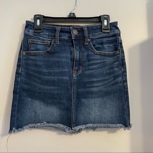 American eagle jean skirt